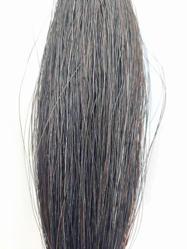 Horse Hair - 1/4 lb Natural Black for Crafting & Felting - 13-15 Inches