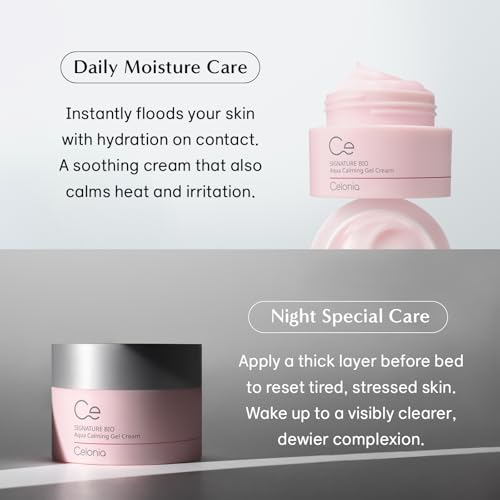 Calming Gel Cream - Lightweight Hydrating Face Moisturizer, Cooling & Soothing, 50mL