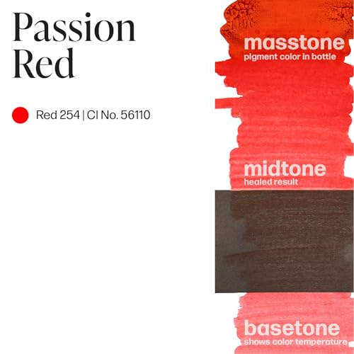 Perma Blend Passion Red Microblading & Lip Tattoo Ink 0.5 oz