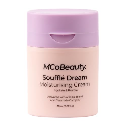 MCoBeauty - Super Face Bundle - Super Glow Bronzing Drops, Super Glow Blush Drops & Souffle Dream Moisturizing Cream - Vegan, Cruelty-Free Cosmetics - Pack of 3 - Christmas Gifts, Stocking Fillers