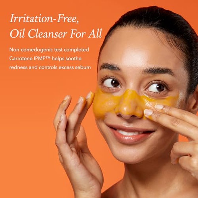 APRILSKIN Deep Clean & Glow Duo : Carrotene IPMP¢â Hydromelt Cleansing Balm & Calendula Flower-Infused Peel Off Mask, Thorough Cleansing and Radiant Skin Care