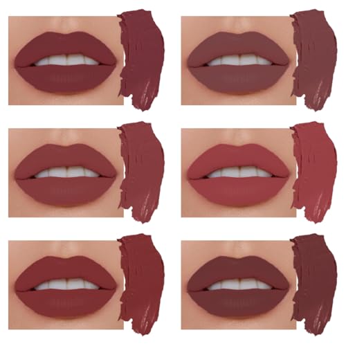 Noerrors 3 in 1 Nude Peach Lip Kit with Beige Liquid Lipstick Hydrating Lip Gloss Liner Trio, Matte Velvet Lip Glaze Moisturizing Lip Gloss and Creamy Lip Pencil Set, Long Wear Glossy Pale Lip Combo