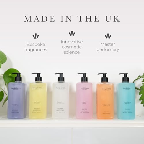 Gardenia & White Peach Hand Wash - 725ml Luxury Liquid Hand Soap, Softening & Hydrating | Variation: 725ml