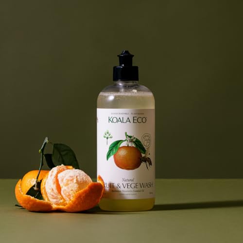 Koala Eco Fruit & Vegetable Wash 6 Pack - Australian Mandarin 16oz - Recyclable Bottles