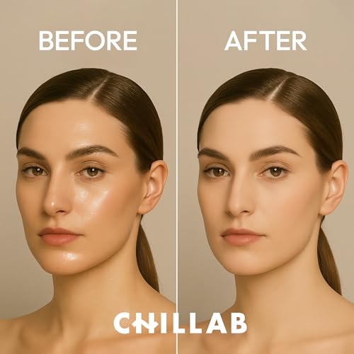 Chillab Lavender Matte Powder, Lightweight Translucent Setting Powder for Oily Skin, Oil Control for Men & Women, No Powdery Look, Blurs Pores, Matte Finish, Shine-Free, Face Powder for All Skin Tones