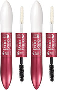 L'Oreal Paris Double Extend Tubing Mascara 2-Step Lengthening, Blackest Black, Pack of 2, 0.17 fl oz