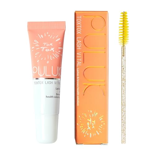 TOXTOX LASH VITAL 10ml (0.34 fl. oz) Lashes & brows care solution, Advanced Eyelash Serum for Thicker, Longer Eyelashes and Eyebrows, Lash Enhancing Serum