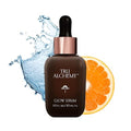 Tru Alchemy Vitamin C Glow Serum - Hydrating Anti-Aging Vitamin C Face Serum with Bakuchiol, Glycolic & Lactic Acid, 1 fl oz.