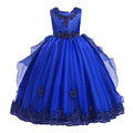 Flower Girl's Dress Princess Puffy Tulle Dresses Bridesmaid Wedding Communion Birthday Party Pageant Maxi Prom Gown for Kids