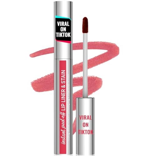 iMethod Natural Long Lasting Lip Stain Peel Off - Waterproof Stay On All Day, Transfer-Proof, Highly Pigmented, Instant Peel Off Lip Stain Color, Nude Pink
