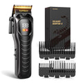 Rechargeable Hair Clipper for Men with LED Display, Cordless Grooming Kit