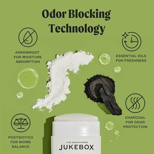 JUKEBOX Born to Be Wild Natural Women’s Deodorant 3-Pack - Aluminum-Free, Long-Lasting, Cruelty-Free