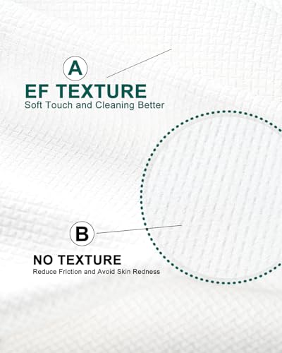 LUXU Disposable Face Towels Pack of 4, 7.9x12 inch Soft & Deep Cleansing Cloths