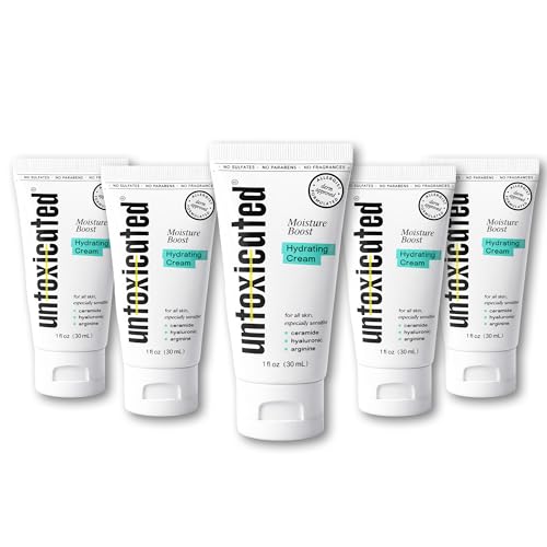 Untoxicated Sensitive Skin Moisturizer 1oz Travel Size Pack of 5 - Barrier Repair Cream