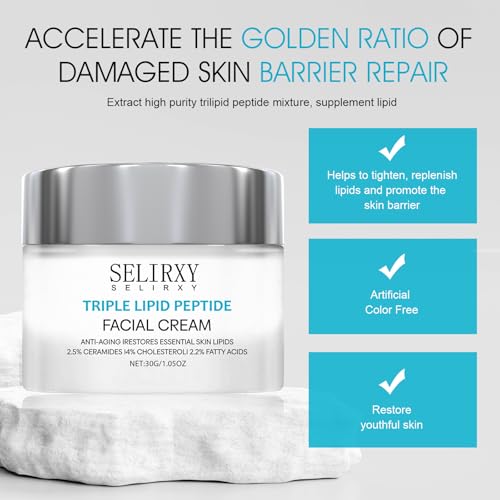 Nodfens Triple Lipid Peptide Cream for Anti-Aging - Restores & Repairs Mature Skin for Radiant, Smooth Complexion - Advanced Strength Recovery Face Moisturizer Cream