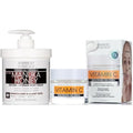 Advanced Clinicals Manuka Honey Hydrating Cream + Vitamin C Brightening Face Gel Cream Set