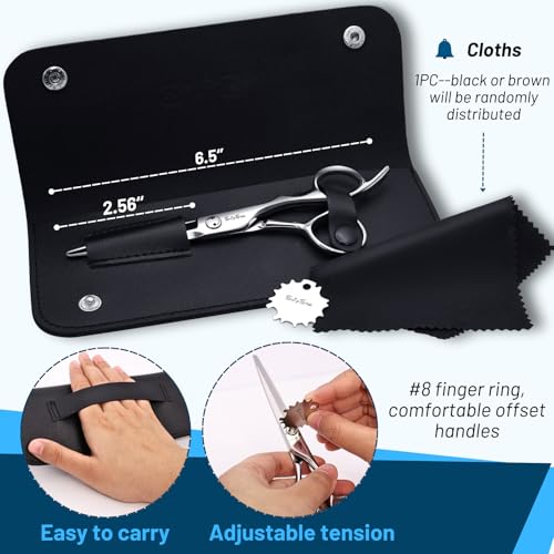 Professional Hair Cutting Shears - 6.5 Inch CNC Steel Barber Scissors - Style 3
