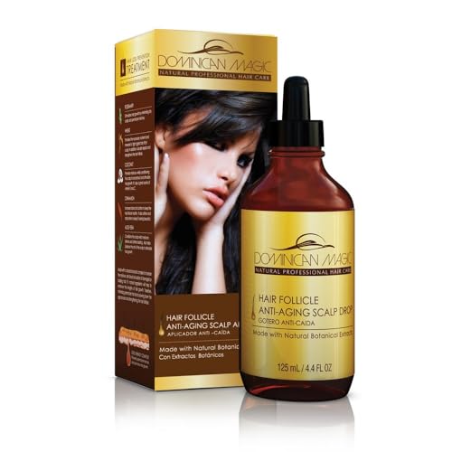 Anti-Aging Hair Follicle Scalp Drop with Rosemary & Cinnamon - 4.4 Fl Oz - Dominican Magic