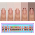 btartboxnails XCOATTIPS Square Nails with French Protection Duo Set