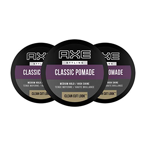 Clean Cut Look Hair Pomade for Men - Medium Hold & Shine - Pack of 3 (2.64 oz each)