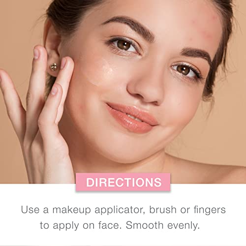 Neutrogena SkinClearing Oil-Free Acne and Blemish Fighting Liquid Foundation with.5% Salicylic Acid Acne Medicine, Shine Controlling Makeup for Acne Prone Skin, 40 Nude, 1 fl. oz