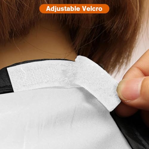 Beard Bib Apron for Men, Father's Day Gift Beard Trimming Catcher Bib for Shaving & Hair Clippings, Waterproof Non-Stick Hair Catcher Grooming Cloth with 2 Suction Cups(White)