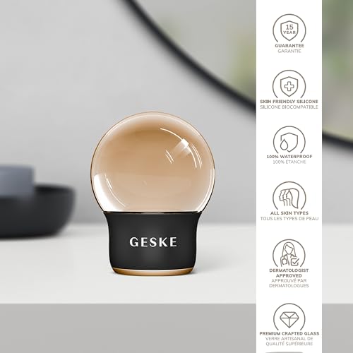 Gray GESKE SmartAppGuided™ Cool & Warm Face & Body Massager 7-in-1