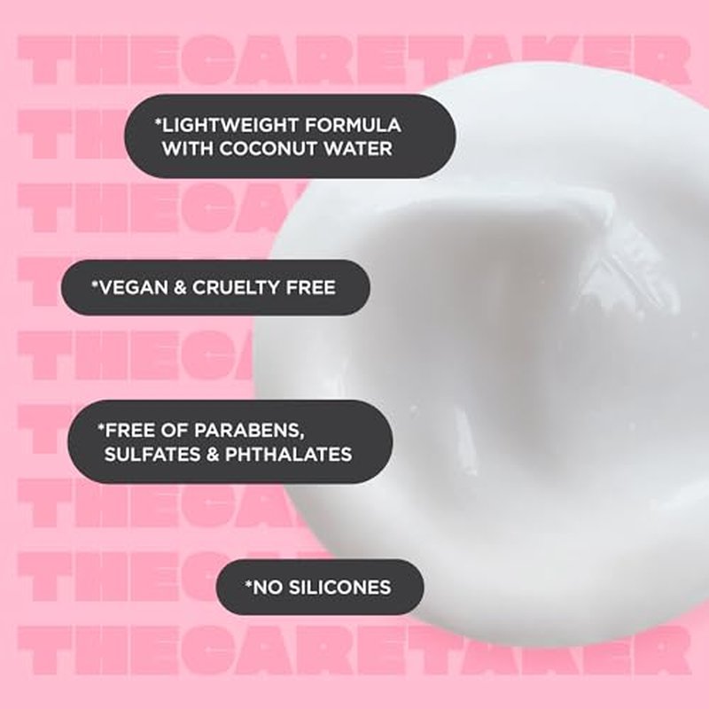 Cake Beauty Moisturizing Conditioner, The Care Taker ? Hydrating Conditioner that Replenishes Dry Hair ? With Coconut Water, Hyaluronic Acid & Shea Butter - For All Hair Types - 296 ml