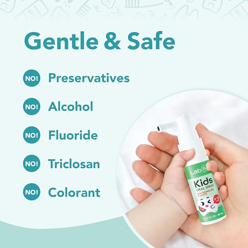 Kids Oral Spray Gift Box - Strawberry Fluoride-Free Toothpaste Helper (3 Pack)