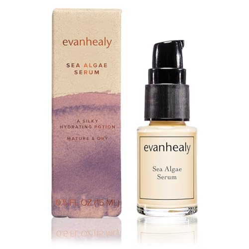 evanhealy Sea Algae Anti Wrinkle Serum for Sensitive Skin | Lightweight Firming Face Serum Anti Aging | Facial Serum with Hyaluronic Acid & Botanical Extracts