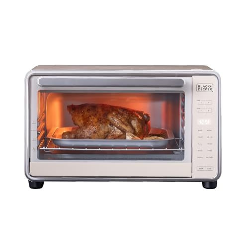 BLACK+DECKER Crisp 'N Bake Pro 6-Slice Digital Air Fry Oven with Baked Stone