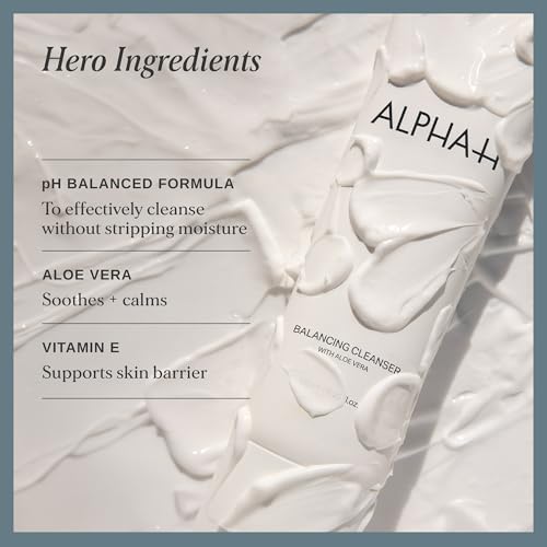 Gentle Facial Cleanser with Aloe Vera - Hydrating Makeup Remover 185ml