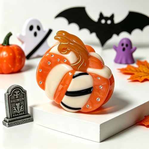 Halloween Hair Clips Ghost Pumpkin Witch Hat Acetate Hair Accessories - Variation of THIS listing