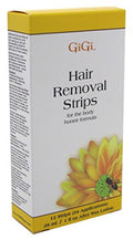 Gigi Body Hair Removal Strips 12 Count (24 Applications) – Waxing Kit for Smooth Skin