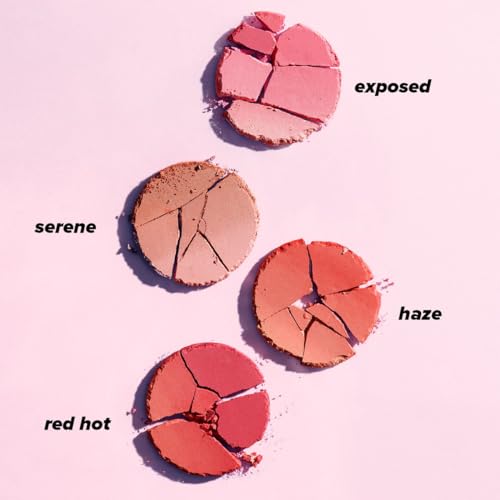 Lottie London Ombr? Blush in Haze, Lightweight & High Pigmented Powder Blusher for a Healthy Flush of Natural, Buildable Color