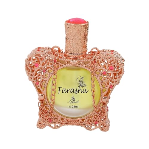 Unisex Concentrated Perfume Oil - Farasha by Khadlaj, 0.9 Ounce