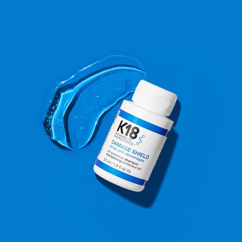 K18 Damage Shield Shampoo & Conditioner Set - Smoothing & Hair Repair, 1.8 Fl Oz x2