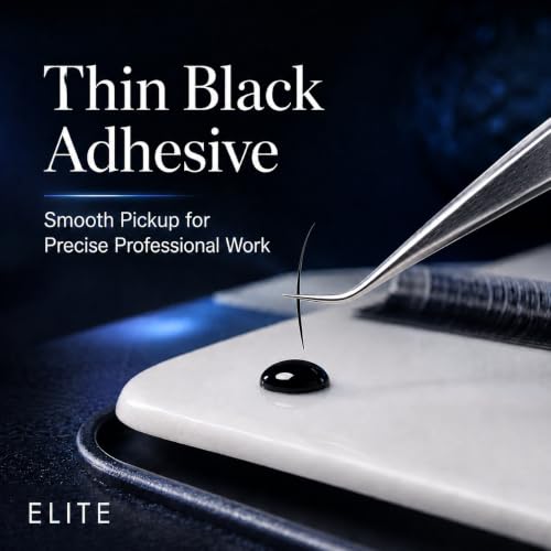 Professional Eyelash Extension Glue - Fast Drying Black Adhesive 5ml