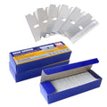 Great Andrew Single Edge Razor Blades, 300 Pack Straight Edge Razor Blade Safety Refills Blades Scraper for Box Cutting, Crafts, DIY, Heavy Duty & Industrial Use