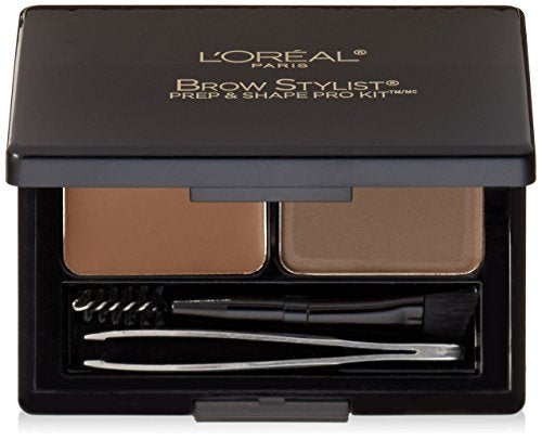 All-in-One Brow Kit - Medium to Dark Shade with Wax, Powder & Tools - Variation of THIS listing