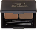 All-in-One Brow Kit - Medium to Dark Shade with Wax, Powder & Tools - Variation of THIS listing