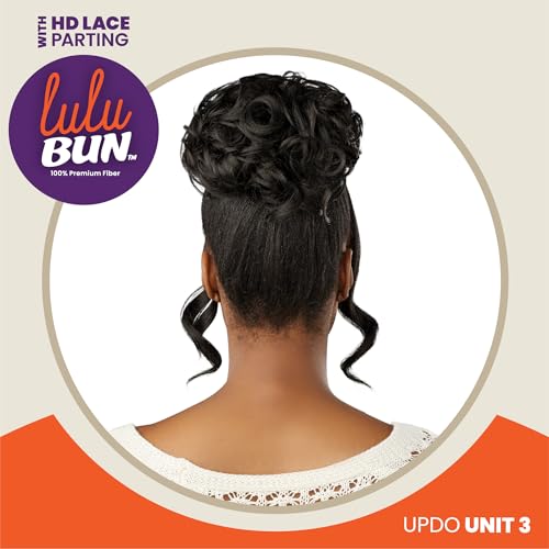 Sensationnel Lulu Bun Updo Hair Extensions Dark Brown - Easy Protective Style