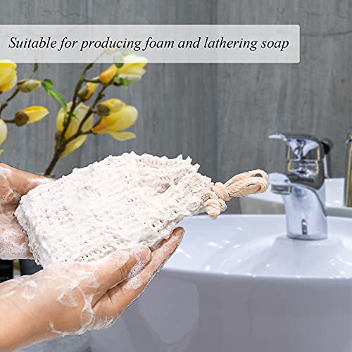 Bar Soap Pouch,10 Packs Sisal Soap Saver bags for Exfoliating, Shower,Scrubber