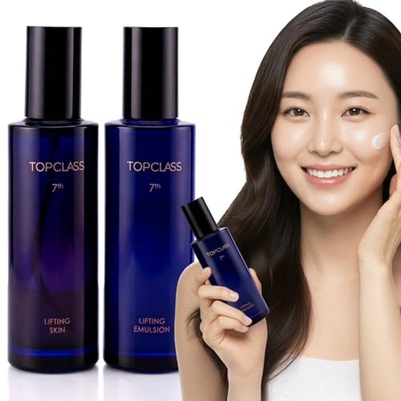 CHARMZONE Topclass Lifting Duo Set ? Firming Toner & Emulsion with Triple Collagen & Protein | Anti-Aging Korean Skincare | Hydrating & Elasticity Boost | 3.38 fl oz + 3.38 fl oz