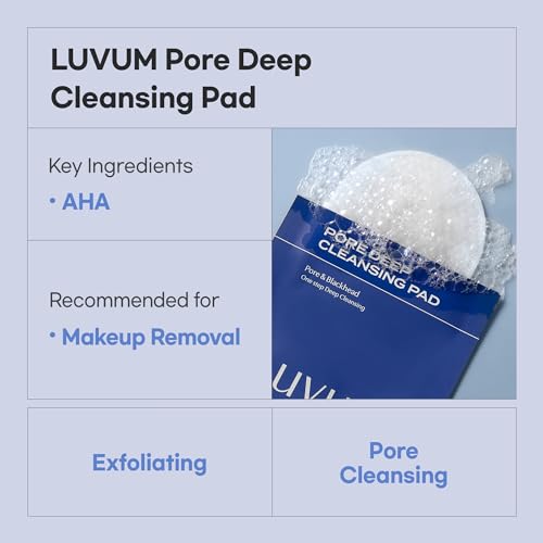 Pore Deep Cleansing Pad, Travel Kit Cleanser, Individual Packaged, 10-Pack