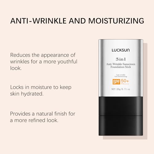 3-in-1 Anti-wrinkle Long-Lasting Hydrating Foundation Stick, Concealer, Multi-Use Coverage Cream, Natural Matte Finish for All Skin Types (Dark)