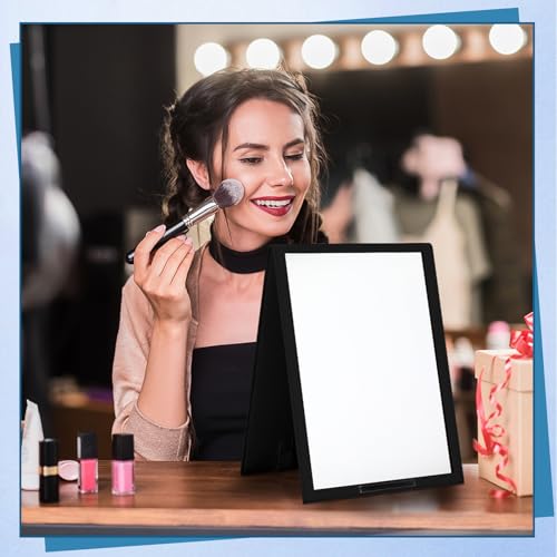 GlikCeil Black Foldable Full-Length Travel & Dance Mirror 33.5 x 13.4 Inches (2 Piece)