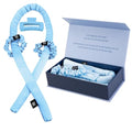 Heatless Curling Rod Set with Mulberry Silk - Blue Variation