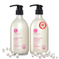 Luseta Glossy Pearl Shampoo & Conditioner Set - 16.9 Fl Oz Pack of 2, Color Safe, Hydrating, Frizz Taming