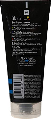 L'Oreal Paris Studio Line Clear Minded Gel Unscented 6.8 oz Pack of 4 - Strong Hold Hair Gel